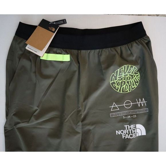 The North Face NF0A81X6BQW Men’s Sz Medium Green Trailwear OKT Jogger Pants - Picture 3 of 11